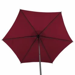 Parasol Droit Rond 2,7m Soya Bordeaux Hespéride -Ledepot-bailleul Soldes Magasin parasol droit rond 27m soya bordeaux hesperide 4