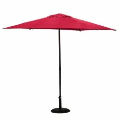 Parasol Droit Rond 2,7m Soya Grenade Hespéride -Ledepot-bailleul Soldes Magasin parasol droit rond 27m soya grenade hesperide 1