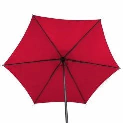 Parasol Droit Rond 2,7m Soya Grenade Hespéride -Ledepot-bailleul Soldes Magasin parasol droit rond 27m soya grenade hesperide 4