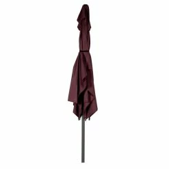 Parasol Mat Central 2x3 M Loompa Bordeaux Hespéride -Ledepot-bailleul Soldes Magasin parasol mat central 2x3 m loompa bordeaux hesperide 3
