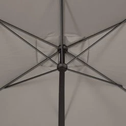 Parasol Mat Central 2x3 M Loompa Taupe Hespéride -Ledepot-bailleul Soldes Magasin parasol mat central 2x3 m loompa taupe hesperide 5