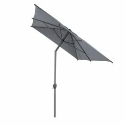 Parasol Mat Central 2x3 M Loompa Ardoise Hespéride -Ledepot-bailleul Soldes Magasin parasol mat central 3 m loompa ardoise hesperide 2