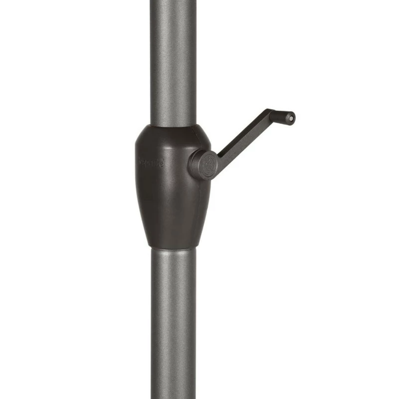 Parasol Mat Central Rond 3m Loompa Bordeaux Hespéride 8 Parasol Mat Central Rond 3m Loompa Bordeaux Hespéride – Image 6