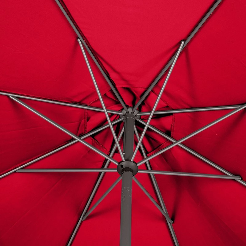 Parasol Mat Central Rond 3m Loompa Grenade Hespéride 9 Parasol Mat Central Rond 3m Loompa Grenade Hespéride – Image 7