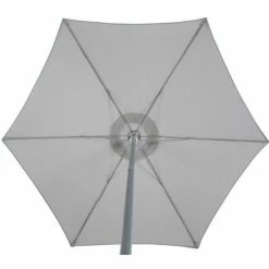 Parasol Rond 2,3m Anzio Ardoise Hespéride -Ledepot-bailleul Soldes Magasin parasol rond anzio hesperide ardoise 3