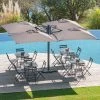 Parasol Setiri 16 M² Ardoise Hespéride -Ledepot-bailleul Soldes Magasin parasol setiri 16 m ardoise hesperide