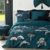 Parure De Lit Atsuko Bleu Canard 240x220 Atmosphera -Ledepot-bailleul Soldes Magasin parure de lit atsuko bleu canard 240x220 atmosphera