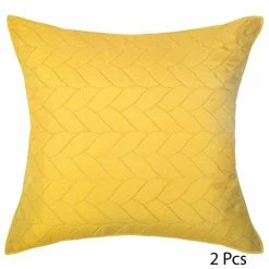 PARURE LIT 2 P. TRESSES DESSUS LIT 2 TAIES OCRE ATMOSPHERA -Ledepot-bailleul Soldes Magasin parure lit 2 p tresses dessus lit 2 taies ocre atmosphera 2