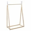 ATMOSPHERA Penderie En Bois Chambre Enfant Naturel Blanc -Ledepot-bailleul Soldes Magasin penderie en bois chambre enfant naturel blanc