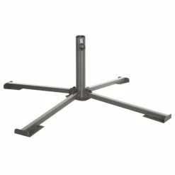Pied De Parasol Pliant Grand Modèle Anthracite Hespéride