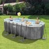 Piscine 4x2x1,22 M Baltik Ovale Intex -Ledepot-bailleul Soldes Magasin piscine 4x2x122 m baltik ovale intex