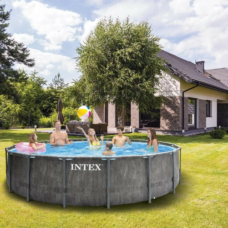 Piscine Tubulaire Baltik D5,49 X H1,22 M Intex 3 Piscine Tubulaire Baltik D5,49 X H1,22 M Intex