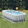 Piscine Tubulaire Prism Rectangulaire 4.88 X 2.44 X 1.07m Intex + Accessoires -Ledepot-bailleul Soldes Magasin piscine tubulaire prism rectangulaire 488 x 244 x 107m intex accessoires