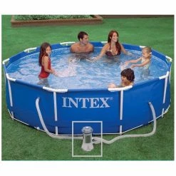 Piscine Tubulaire Ronde Intex 3,05 X 0,76 M -Ledepot-bailleul Soldes Magasin piscine tubulaire ronde intex 305 x 076 m 2