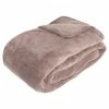 ATMOSPHERA Plaid Grand Modèle Microfibre 180x230 Cm Taupe -Ledepot-bailleul Soldes Magasin plaid grand modele microfibre 180x230 cm taupe