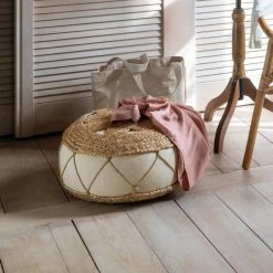 Pouf En Jute Ajouré 43x18 Atmosphera -Ledepot-bailleul Soldes Magasin pouf en jute ajoure 43x18 atmosphera 5