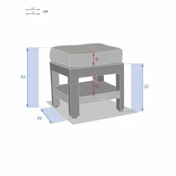 Pouf Polynésia Extérieur Havane Hespéride -Ledepot-bailleul Soldes Magasin pouf polynesia ext havane hesperide 3