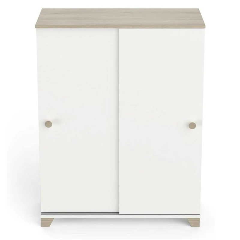 Demeyere Rangement 2 Portes Coulissantes Izzy Blanc Et Bois 3 Demeyere Rangement 2 Portes Coulissantes Izzy Blanc Et Bois