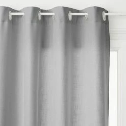 Rideau 140x260 à œillets Leon Gris Atmosphera -Ledepot-bailleul Soldes Magasin rideau 140x260 a oeillets leon gris atmosphera 1