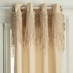 Rideau Macramé 140x260 Rituality Atmosphera -Ledepot-bailleul Soldes Magasin rideau macrame 140x260 rituality atmosphera 1