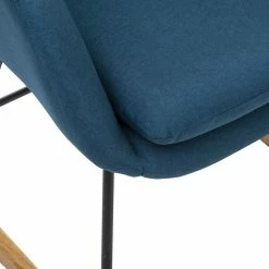Rocking Chair Pera Bleu Canard Atmosphera -Ledepot-bailleul Soldes Magasin rocking chair pera bleu canard atmosphera 2