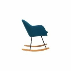Rocking Chair Pera Bleu Canard Atmosphera -Ledepot-bailleul Soldes Magasin rocking chair pera bleu canard atmosphera 4