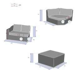 Salon Angle Moorea 5 Places Savana Hespéride -Ledepot-bailleul Soldes Magasin salon angle moorea 5 places savana hesperide 9