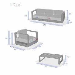 Salon De Jardin Allure Graphite 5p Hespéride 15 Salon De Jardin Allure Graphite 5p Hespéride -Ledepot-bailleul Soldes Magasin salon de jardin allure graphite 5p hesperide 3