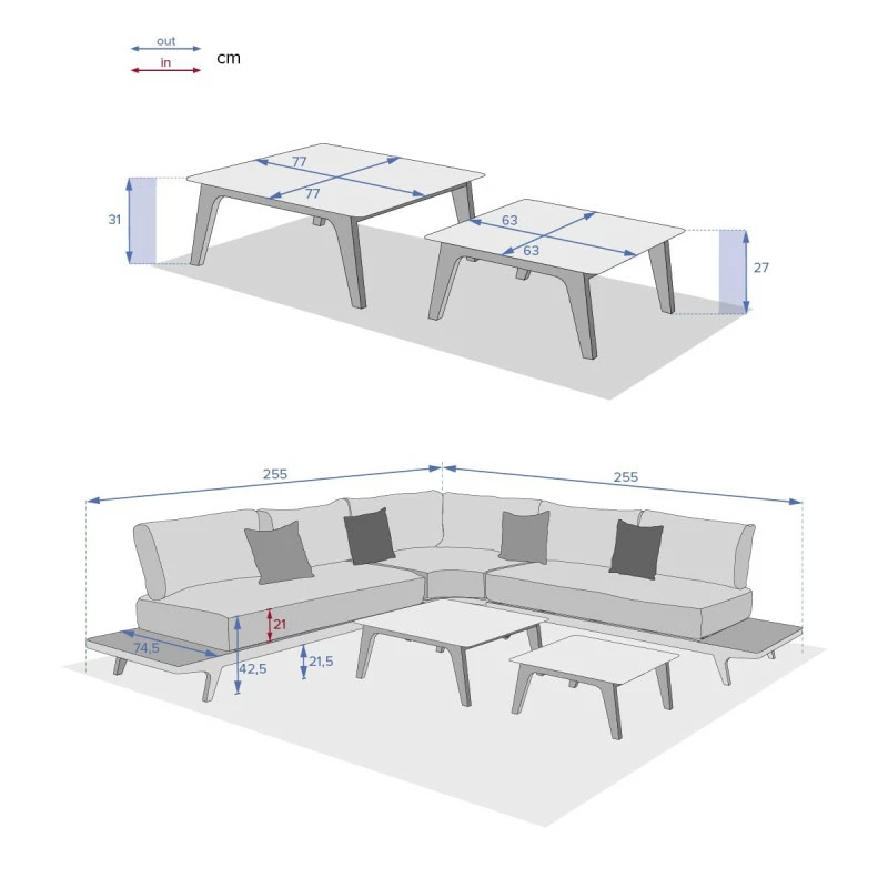 Salon De Jardin Pulpy Gris Hespéride 11 Salon De Jardin Pulpy Gris Hespéride – Image 9