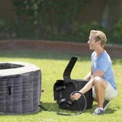 Spa Gonflable 4 Places Ardoise Carré Intex -Ledepot-bailleul Soldes Magasin spa gonflable 4 places ardoise carre intex 6