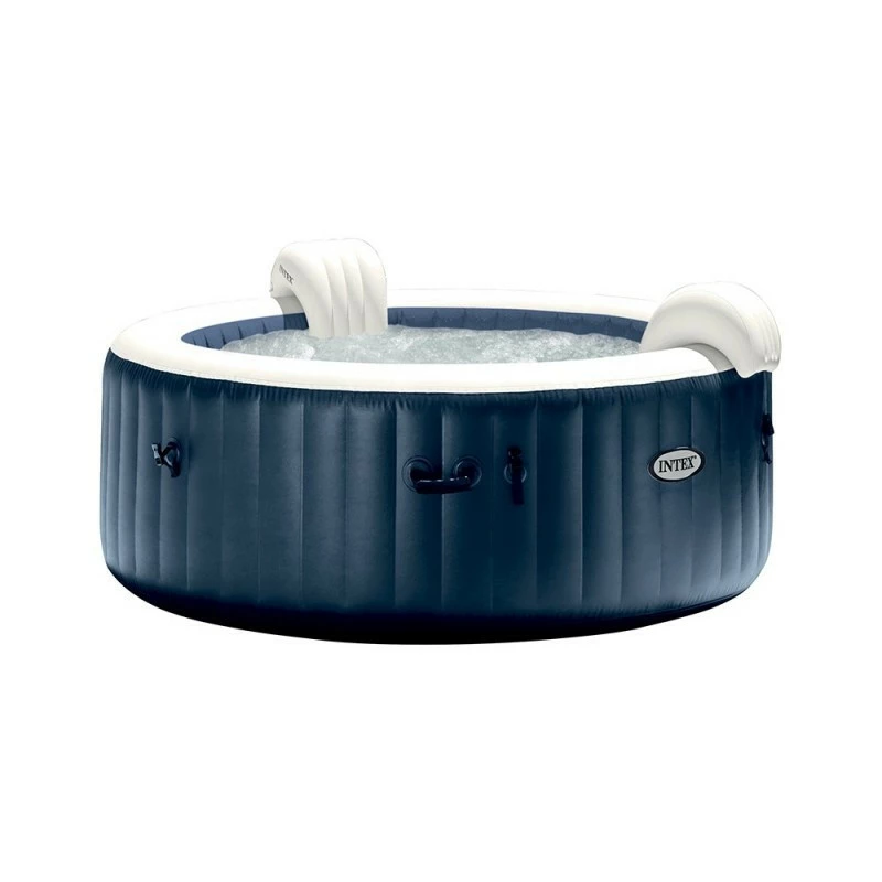Spa Gonflable 6 Places Bulles Et Leds Blue Navy Intex 4 Spa Gonflable 6 Places Bulles Et Leds Blue Navy Intex – Image 2