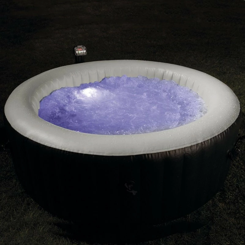 Spa Gonflable 6 Places Bulles Et Leds Blue Navy Intex 5 Spa Gonflable 6 Places Bulles Et Leds Blue Navy Intex – Image 3