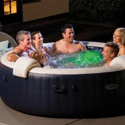 Spa Gonflable 6 Places Bulles Et Leds Blue Navy Intex 17 Spa Gonflable 6 Places Bulles Et Leds Blue Navy Intex -Ledepot-bailleul Soldes Magasin spa gonflable bulles et leds 6 places blue navy intex 5