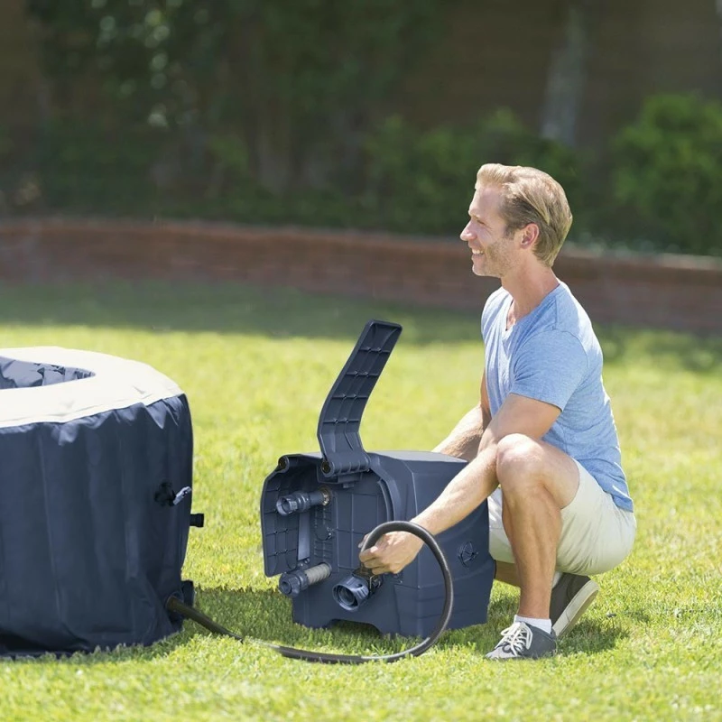 Spa Gonflable 6 Places Bulles Et Leds Blue Navy Intex 9 Spa Gonflable 6 Places Bulles Et Leds Blue Navy Intex – Image 7