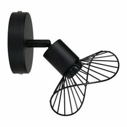 Spot Capeline En Métal Filaire Noir Ostaria
