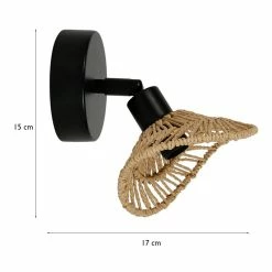 Spot Ozana En Métal Et Corde Ostaria -Ledepot-bailleul Soldes Magasin spot ozana en metal et corde ostaria 4