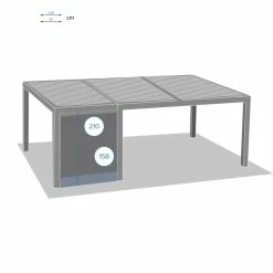 Store Semi-automatique Petit Modèle Pour Tonnelle Majaé Hespéride -Ledepot-bailleul Soldes Magasin store semi automatique petit modele pour tonnelle majae hesperide 2