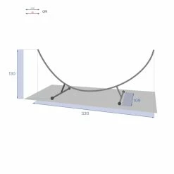 Support Hamac Demi-lune 3m30 Hespéride 9 Support Hamac Demi-lune 3m30 Hespéride -Ledepot-bailleul Soldes Magasin support hamac l3m30 hesperide 3