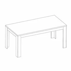 Table à Manger 160 Cm Chêne Blanchi Elba -Ledepot-bailleul Soldes Magasin table a manger 160 cm chene blanchi elba 4