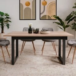 Table à Manger Extensible 160/200 Cm -Ledepot-bailleul Soldes Magasin table a manger extensible 160200 cm 7