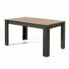 Table à Manger 160 Cm Coloris Noir Et Bois Wiva -Ledepot-bailleul Soldes Magasin table a manger lodz 160cm