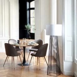 Table à Manger Ronde D102 Elias Atmosphera -Ledepot-bailleul Soldes Magasin table a manger ronde d102 elias atmosphera 3