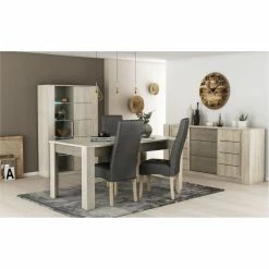 Demeyere Table Avec Rallonge 170/230x90cm Cannes 13 Demeyere Table Avec Rallonge 170/230x90cm Cannes -Ledepot-bailleul Soldes Magasin table avec rallonge 170 230x90cm cannes chene champagne beton clair 4