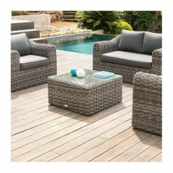 Table Basse Carrée Moorea Terre D'ombre Hespéride -Ledepot-bailleul Soldes Magasin table basse carree moorea terre ombre hesperide 2