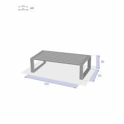 Table Basse Extérieure Allure Blanc Hespéride -Ledepot-bailleul Soldes Magasin table basse exterieure allure blanc hesperide 2