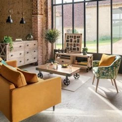 Table Basse Silas Bois Massif Atmosphera -Ledepot-bailleul Soldes Magasin table basse manguier bois massif atmosphera 7