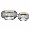 Table Basse X2 Métal Et Bois De Manguier Esther Atmosphera -Ledepot-bailleul Soldes Magasin table basse x2 en metal et bois de manguier atmosphera