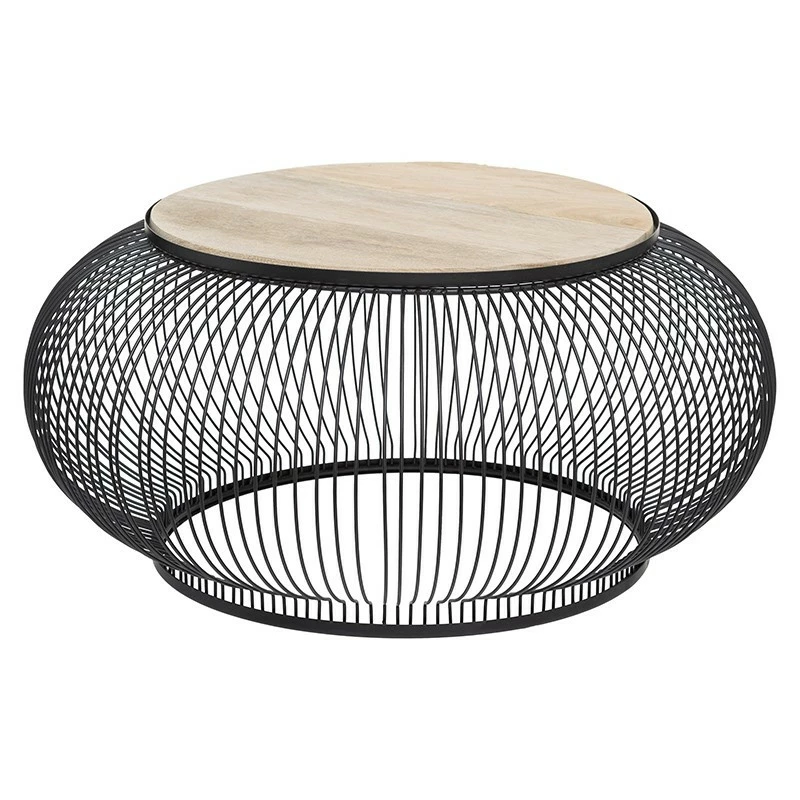 Table Basse X2 Métal Et Bois De Manguier Esther Atmosphera 7 Table Basse X2 Métal Et Bois De Manguier Esther Atmosphera – Image 5