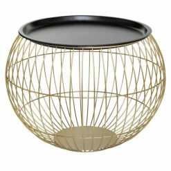 Table Basse X2 Métal Doré Alya Atmosphera 11 Table Basse X2 Métal Doré Alya Atmosphera -Ledepot-bailleul Soldes Magasin table basse x2 metal dore alya atmosphera 3