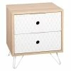 Table De Chevet 2 Tiroirs Effy Atmosphera -Ledepot-bailleul Soldes Magasin table de chevet 2 tiroirs effy atmosphera